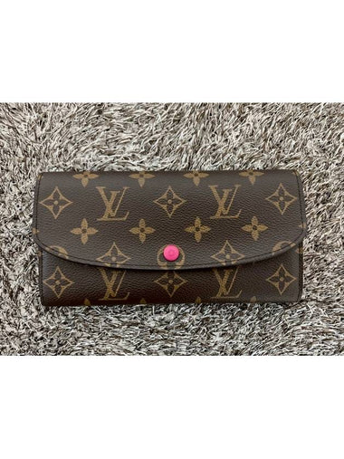 Emily Wallet Fuchsia Long - LOUIS VUITTON - BALAAN 1