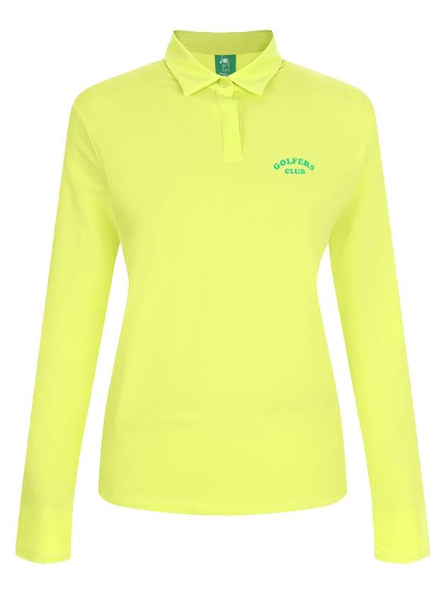 ice cool collar T-shirtneon yellow - MILESANDMILESANDMILES - BALAAN 1