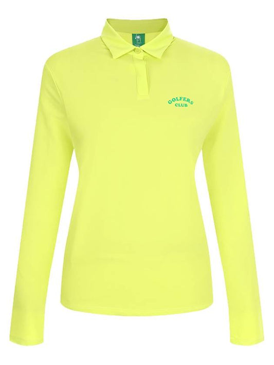 ice cool collar T-shirtneon yellow - MILESANDMILESANDMILES - BALAAN 1