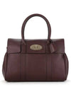 Small Bayswater Classic Grain Tote Bag Brown - MULBERRY - BALAAN 2