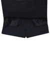 Women’s Uncut Pleated A-Line Culottes 4032LASRNAVY - BLACK&WHITE - BALAAN 4