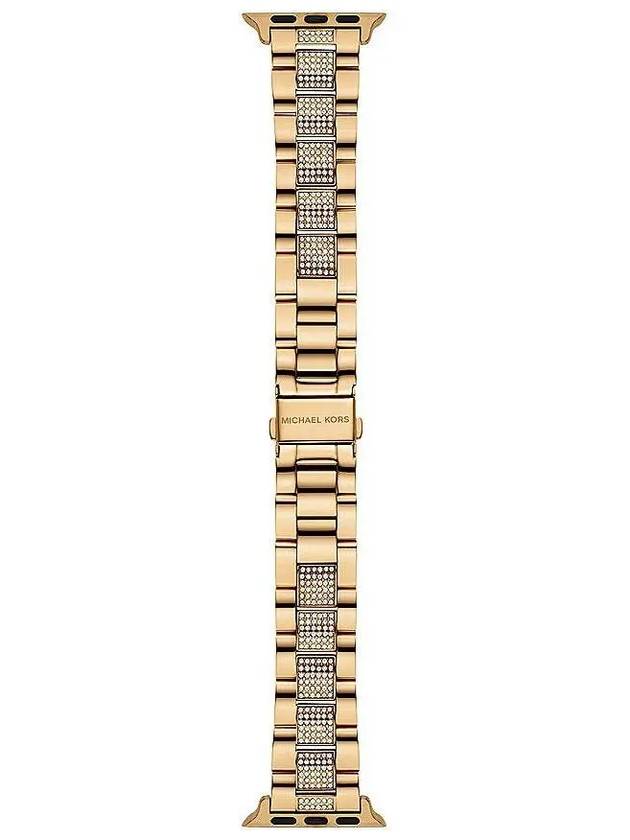 Michael Kors Apple Watch Band Gold MKS8021 - MICHAEL KORS - BALAAN 1