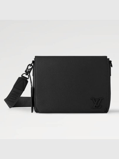 Takeoff LV Aerogram Messenger Bag Black - LOUIS VUITTON - BALAAN 2