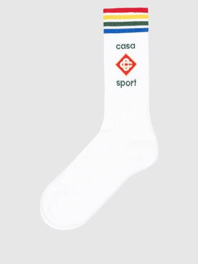 CASABLANCA UNISEX PRINTED BASKETBALL SOCKS - CASABLANCA - BALAAN 4