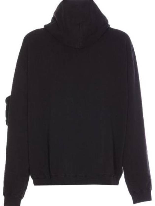 Wide Sleeve Hoodie Black - MAISON MARGIELA - BALAAN 3