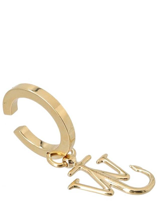 Logo Plaque Single Earring Gold - JW ANDERSON - BALAAN 3