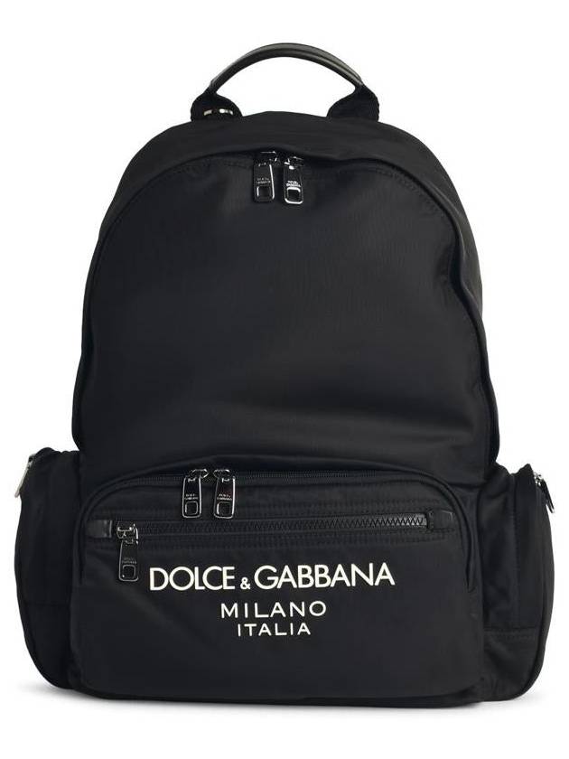 logo nylon backpack black - DOLCE&GABBANA - BALAAN 2