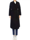 CLES wool coat black 2360160239 - MAX MARA - BALAAN 2