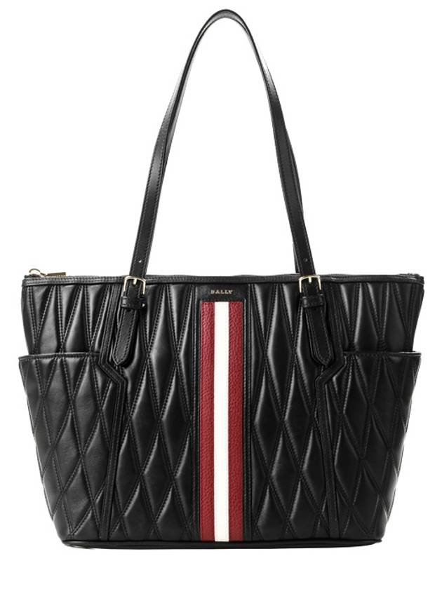 Damira Shoulder Tote Bag Black - BALLY - BALAAN 2