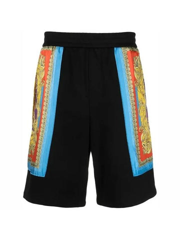 Baroque Print Bermuda Shorts Black - VERSACE - BALAAN 1