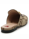 Princetown Jumbo GG Slipper Camel Ebony - GUCCI - BALAAN 6