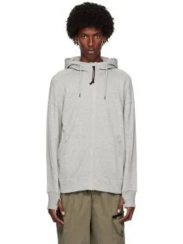 Diagonal Raised Fleece Hooded Zip Up 17CMSS028A 005086W M94 1330117 - CP COMPANY - BALAAN 1