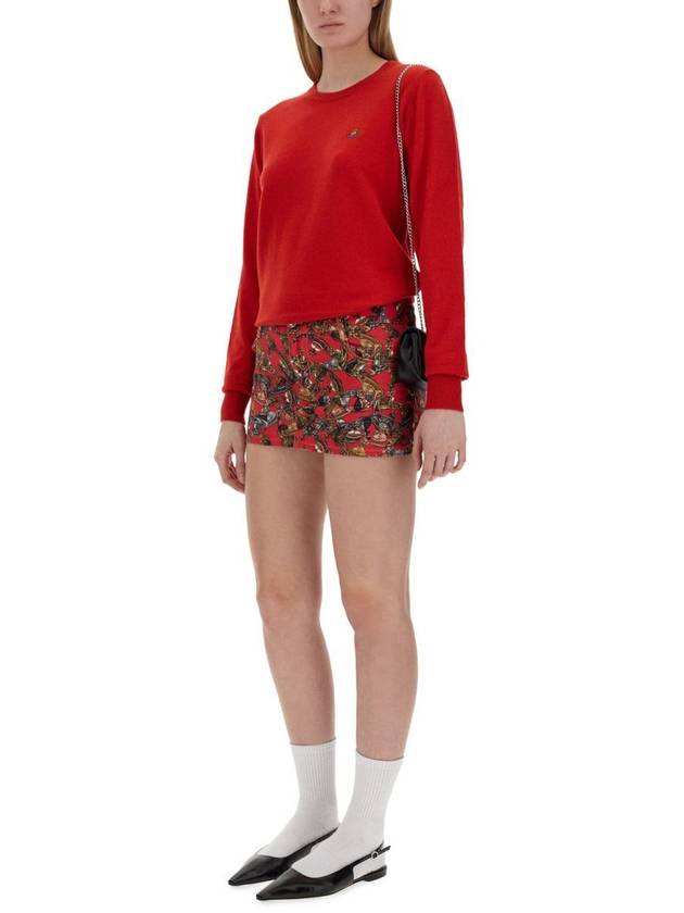 Bea Jumper Knit Top Red - VIVIENNE WESTWOOD - BALAAN 3