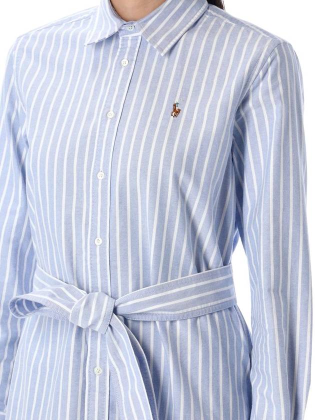 Polo Ralph Lauren Belted Oxford Shirt Dress - POLO RALPH LAUREN - BALAAN 3