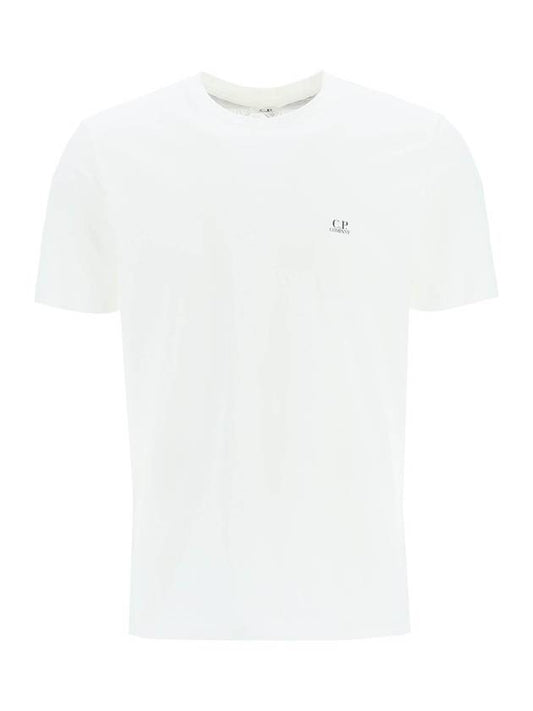 Jersey GoGGles Graphic Short Sleeve T-Shirt White - CP COMPANY - BALAAN 1