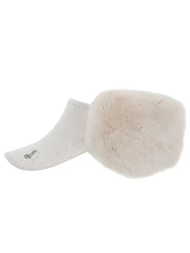 Women s Earmuff Visor 8714LXAS BEIGE - BLACK&WHITE - BALAAN 2