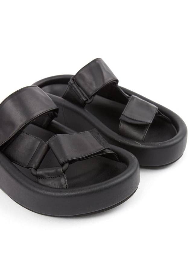 Webbing Slip-on Platform Sandals Black - MAISON MARGIELA - BALAAN 7