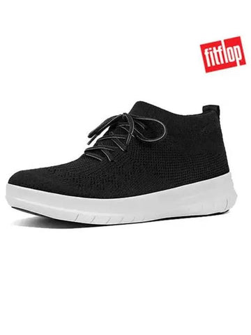 Uber Knit High Top Black E91 001 Sneakers Women’s Shoes - FITFLOP - BALAAN 1