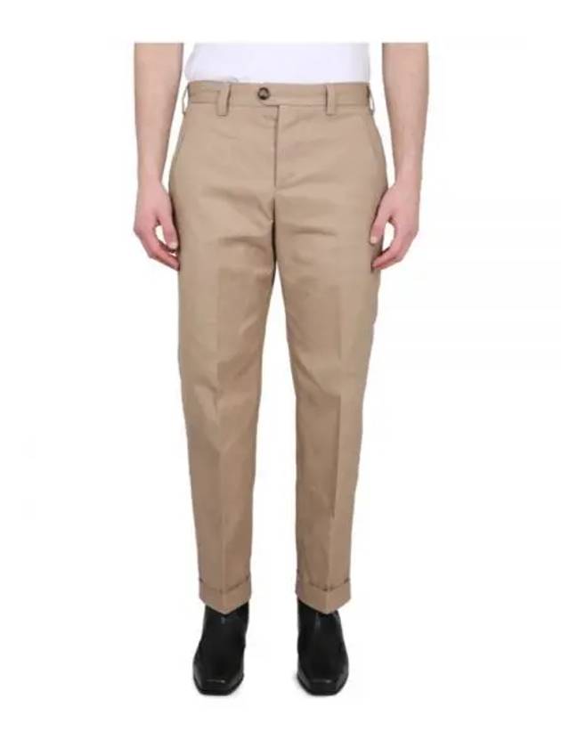 Pressed Crease Straight Pants Beige - PT TORINO - BALAAN 2