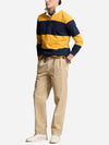 Regular Fit Long Sleeve Polo Shirt Yellow Black - POLO RALPH LAUREN - BALAAN 3