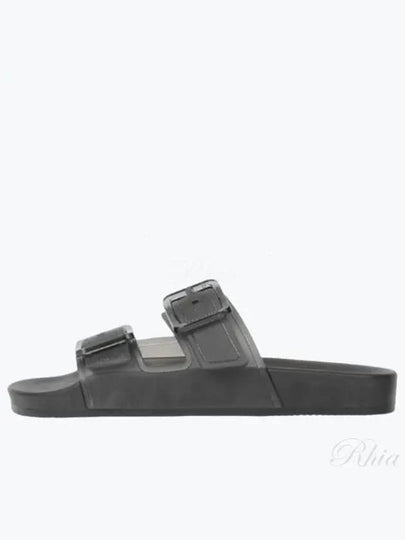 Mallorca Strappy Leather Slippers Black - BALENCIAGA - BALAAN 2