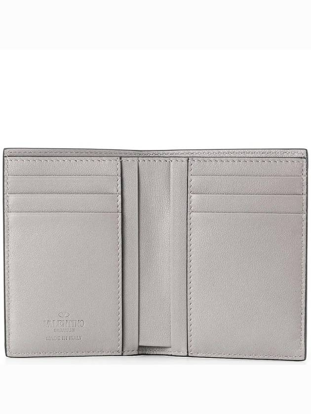 V Logo Half Wallet Grey - VALENTINO - BALAAN 5