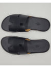 Izmir Sandal Calfskin & Noir - HERMES - BALAAN 5