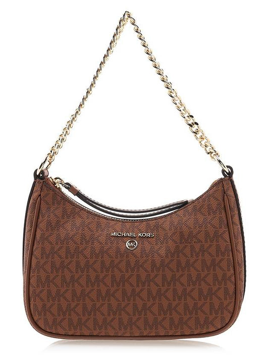 Jet Set Charm Small Nylon Gabardine Shoulder Bag Brown - MICHAEL KORS - BALAAN 2