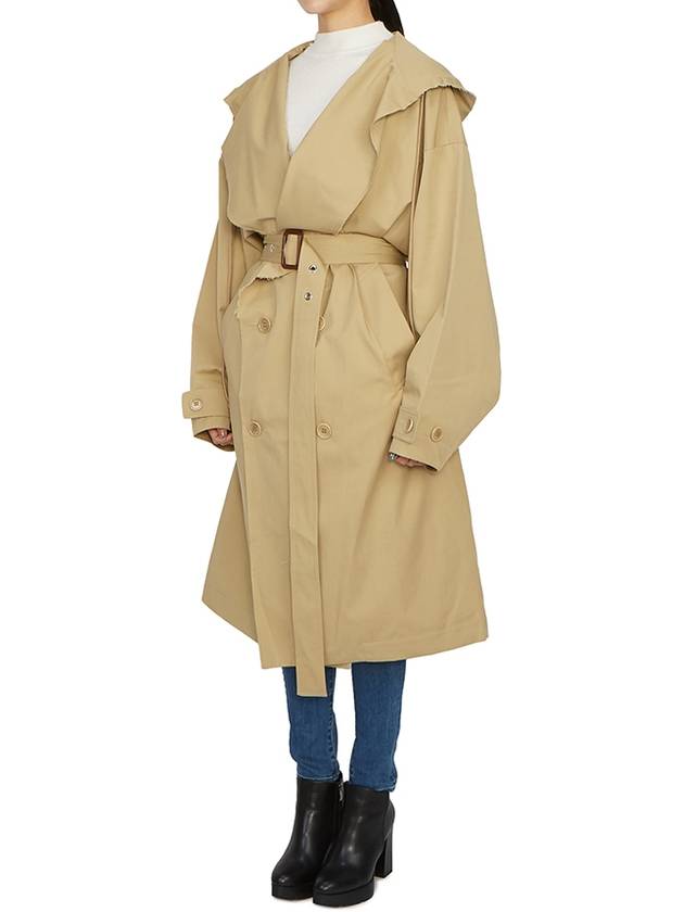 double-breasted hooded trench coat CO0267PG0289130 - JW ANDERSON - BALAAN 5