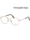 Zegna glasses frame EZ5168 032 metal frame square metal - ERMENEGILDO ZEGNA - BALAAN 4