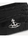 Women's Crocodile Card Wallet Black - VIVIENNE WESTWOOD - BALAAN 3