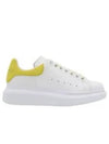 Larry Leather Low Top Sneaker White Lime - ALEXANDER MCQUEEN - BALAAN 2