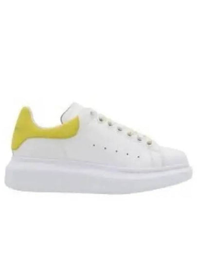 Larry Leather Low Top Sneaker White Lime - ALEXANDER MCQUEEN - BALAAN 2