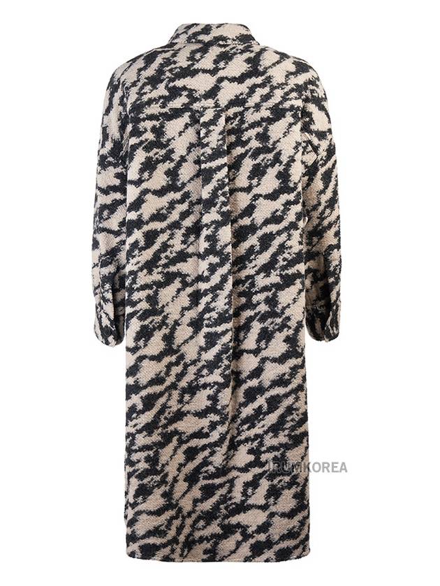 Women s Pontage Zebra Long Coat MA0018FE B3D02E BKBE - ISABEL MARANT - BALAAN 3