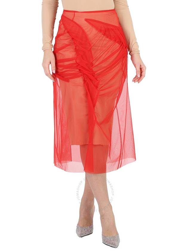 Tulle Overlay Asymmetric Skirt S29MA0505S54029 - MAISON MARGIELA - BALAAN 2