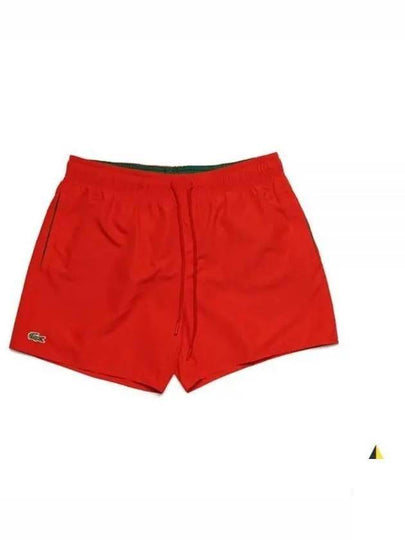 Men's Light Quick Dry Swim Shorts Red - LACOSTE - BALAAN 2