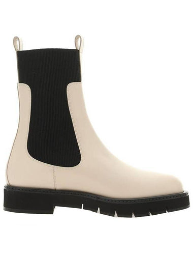 Salvatore Chelsea boots ivory - SALVATORE FERRAGAMO - BALAAN 1