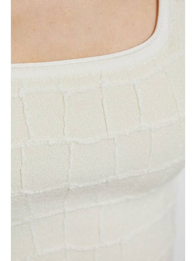 Jacquemus Ribbed Top, Women's, Cream - JACQUEMUS - BALAAN 5