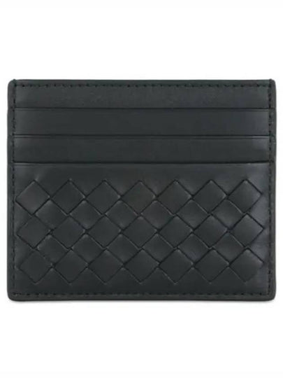 Intrecciato Classic Card Wallet Black - BOTTEGA VENETA - BALAAN 2