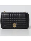 Lola Quilted Leather Medium Cross Bag Black - BURBERRY - BALAAN 2