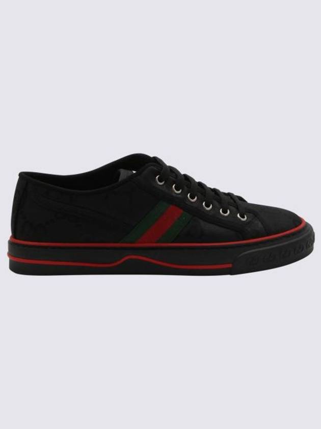 Tennis 1977 Off the Grid Low-Top Sneakers Black - GUCCI - BALAAN 3