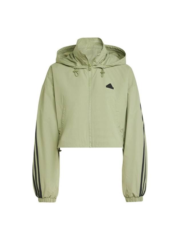 Future Icons 3 Stripes Woven Windbreaker Khaki - ADIDAS - BALAAN 1