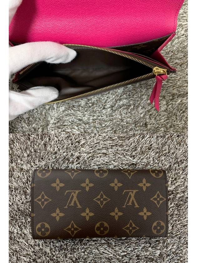 Emily Wallet Fuchsia Long - LOUIS VUITTON - BALAAN 5