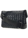 Classic Duo Shoulder Bag Black - BOTTEGA VENETA - BALAAN 3