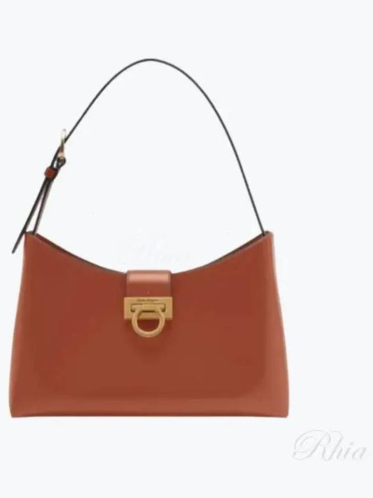 Trifolio Shoulder Bag Tan - SALVATORE FERRAGAMO - BALAAN 2