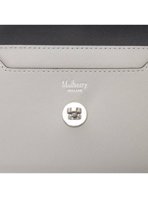 Slip Zipped Card Wallet Pale Grey - MULBERRY - BALAAN 9