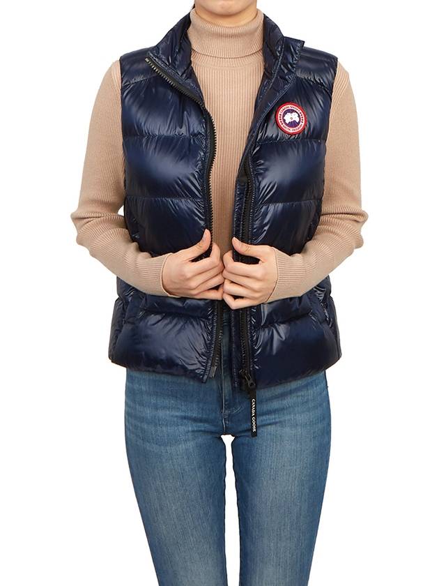 Women's Cypress Padded Vest Atlantic Navy - CANADA GOOSE - BALAAN.