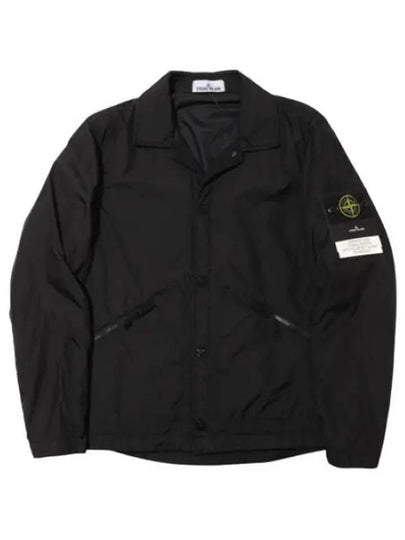 Crinkle Labs Badge Polartec Snap Button Jacket - STONE ISLAND - BALAAN 1