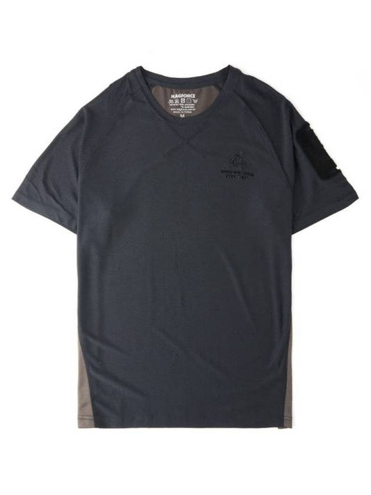 patchwork tshirt black - MAGFORCE - BALAAN 1