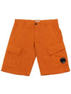 Lens 14CKBE071C 005400G 439 14 Kids Bermuda Cargo Pants Adults can wear - CP COMPANY - BALAAN 1